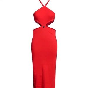 SOLD! Midi Red Dress! New With Tags